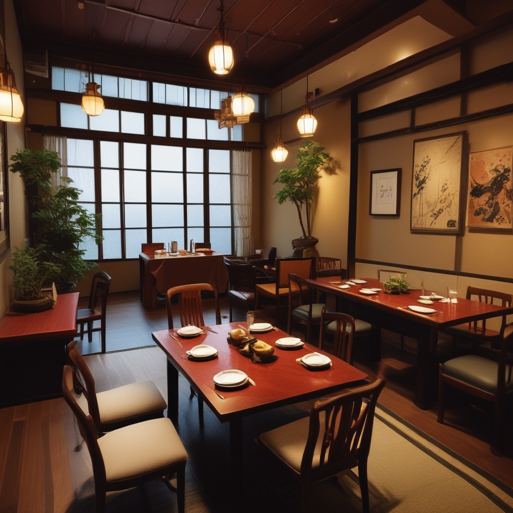 Upscale traditional Japanese restaurant in Suminoe, Osaka
